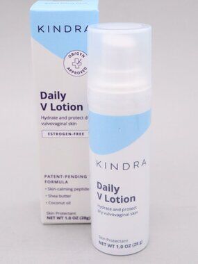 Kindra Daily V Lotion Intimate Skin Moisturizer 1 oz New Sealed Exp 11/27